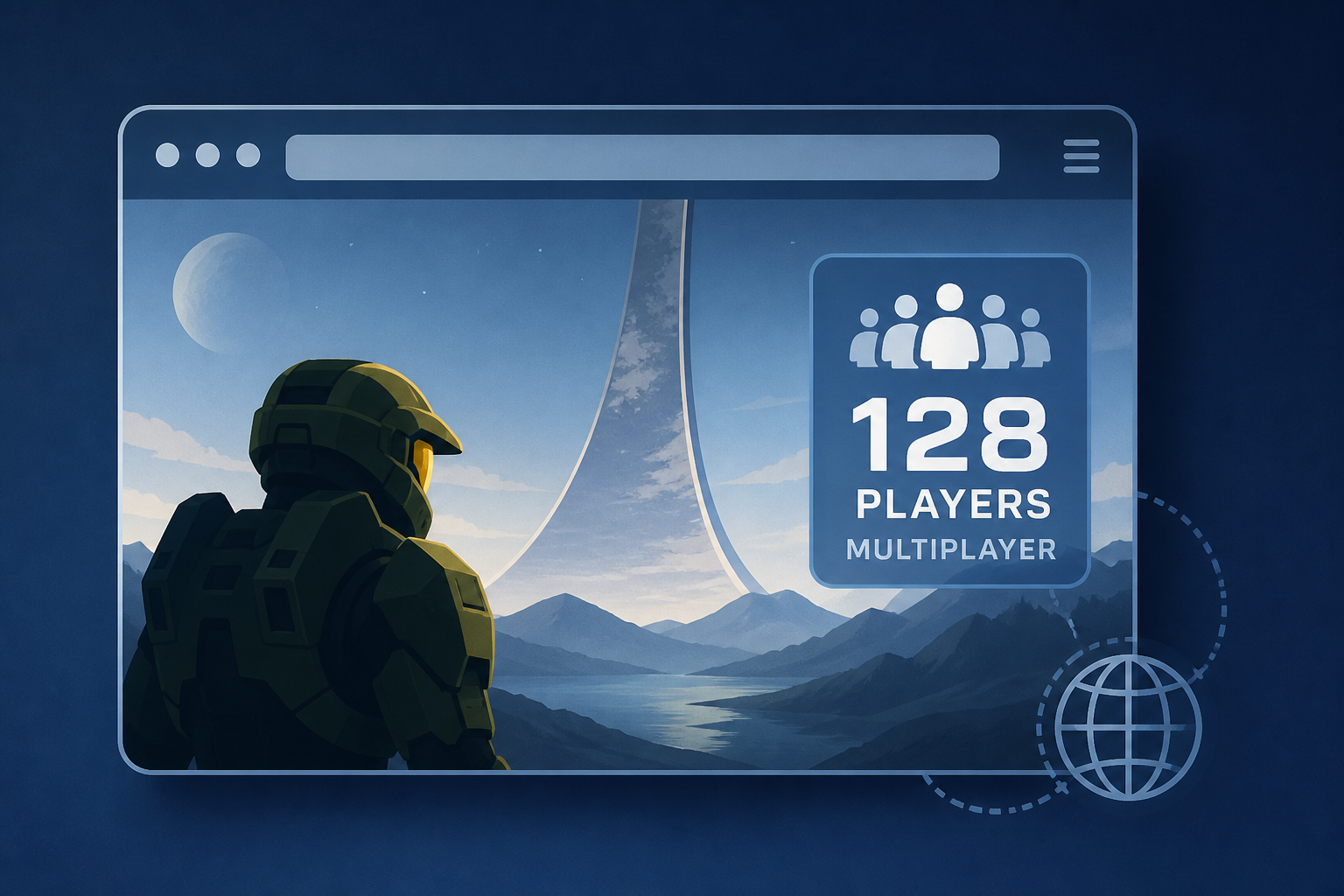 You can now play the original Halo in your browser, 128-player multiplayer included