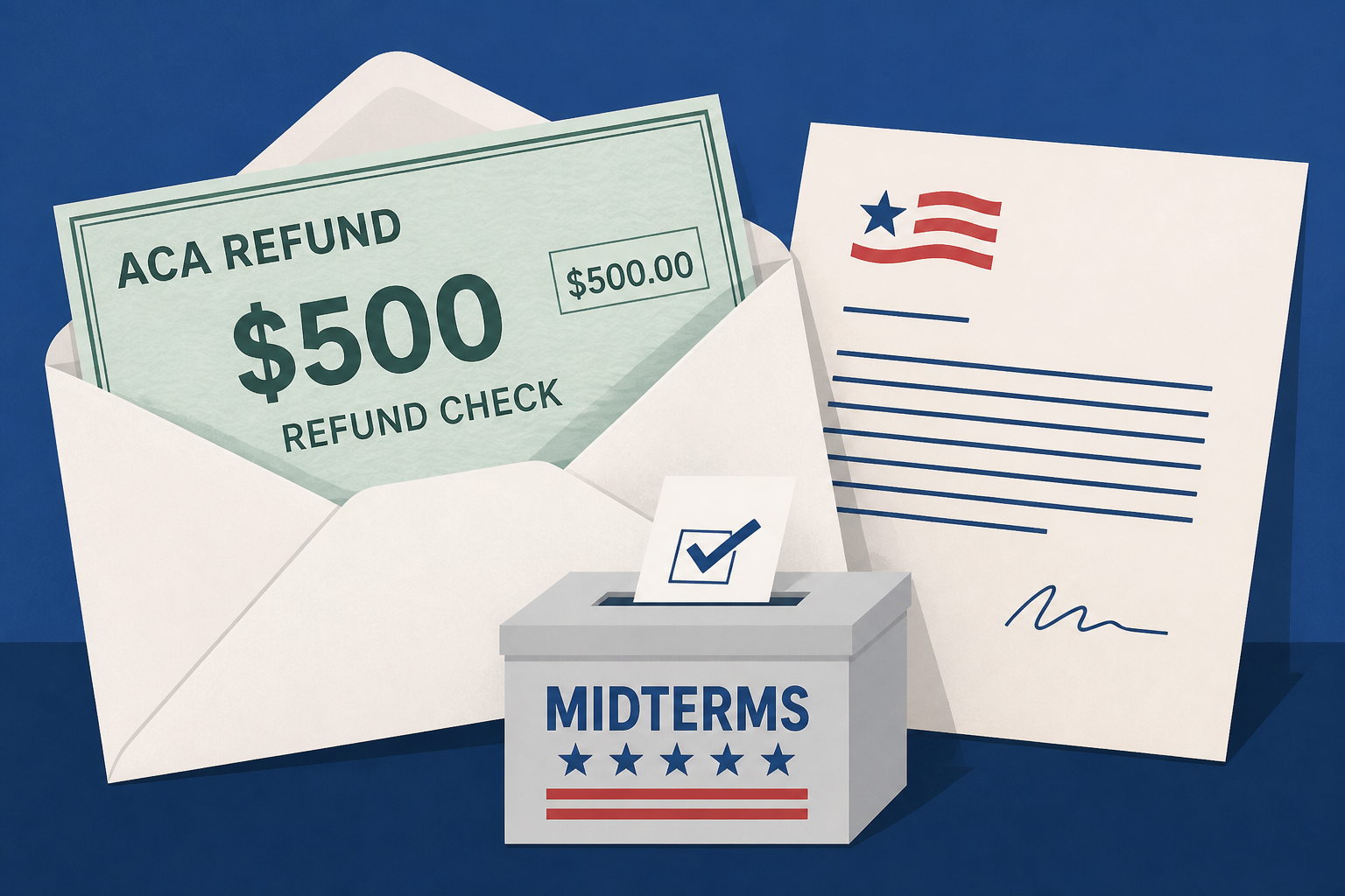 Trump Sending $500 ACA Refund Checks and Letter Ahead of Midterms