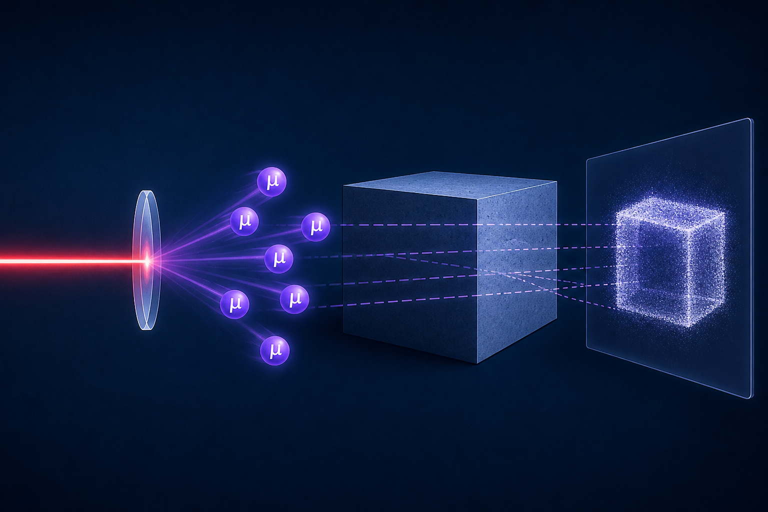 Laser-made muons produce first images of dense objects