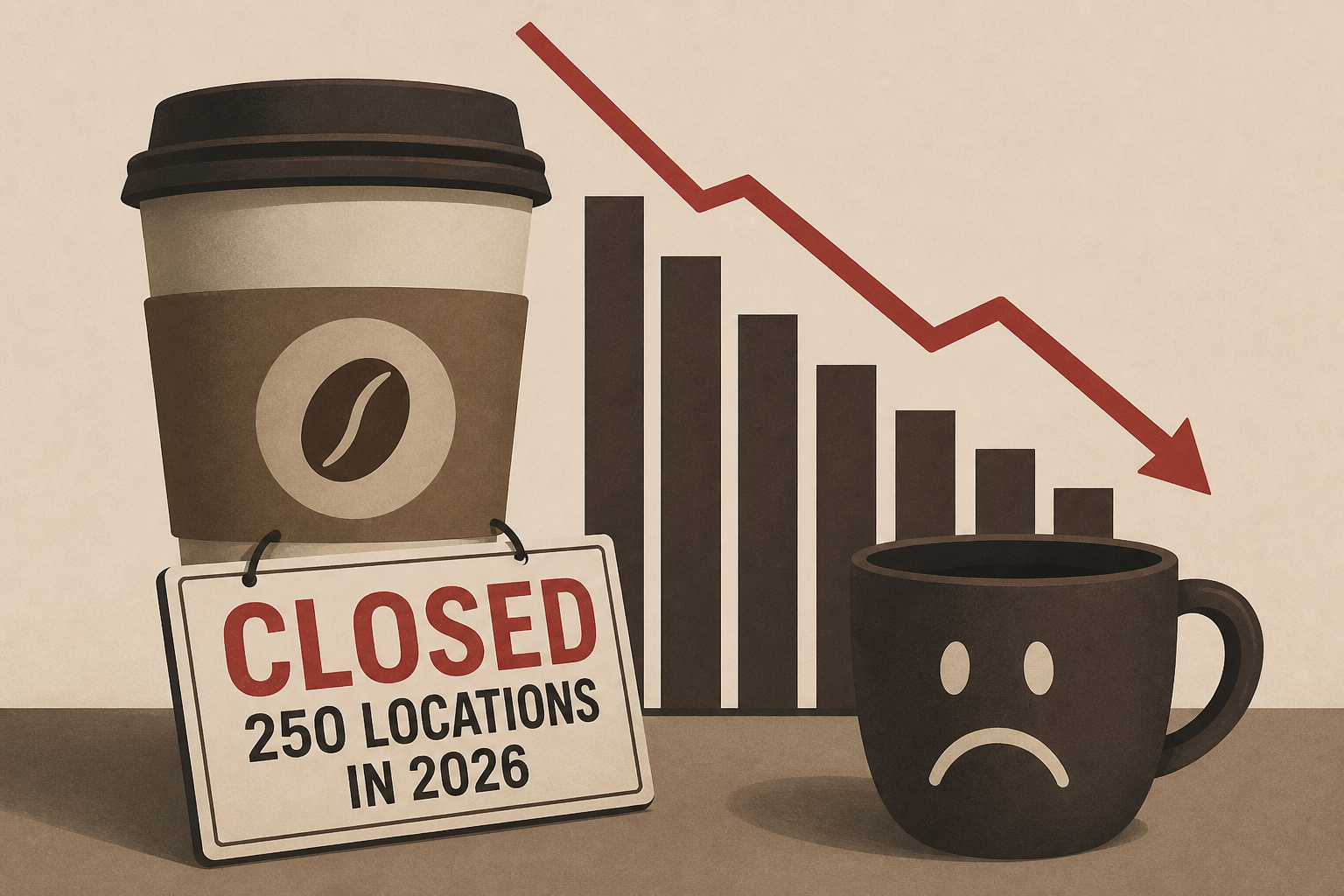 Popular Coffee Chain Closes 250 Locations In 2026 And Fans Are Devastated