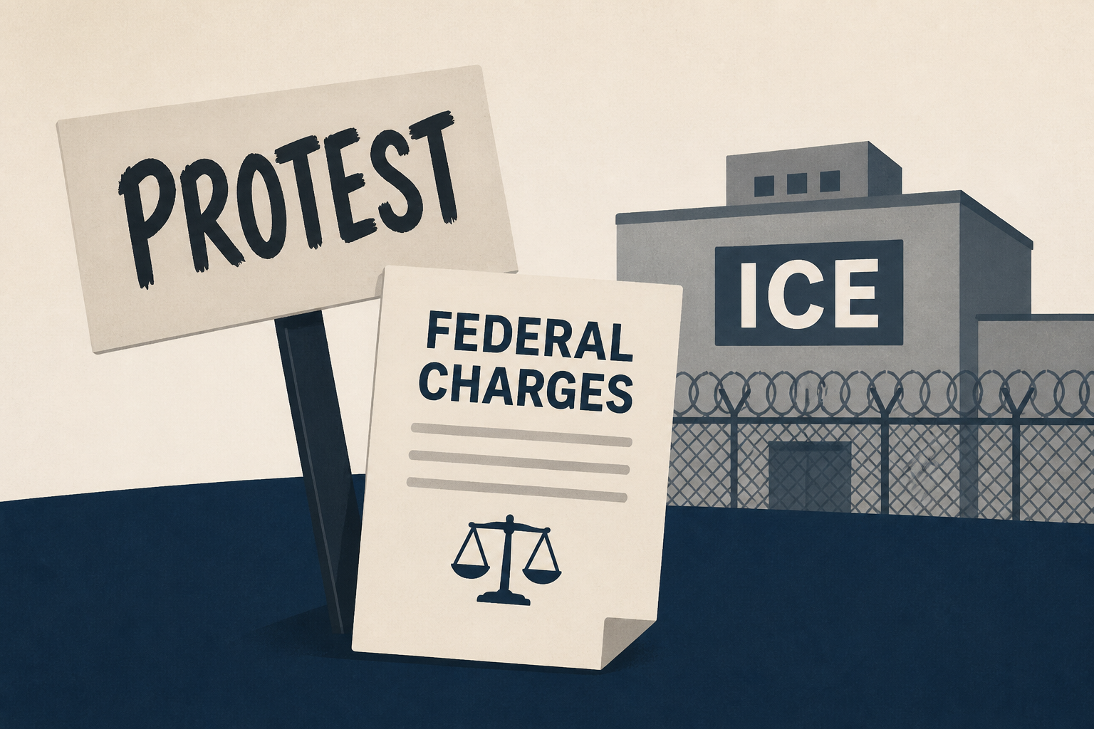 Five now face federal charges stemming from February protest at Williston ICE facility