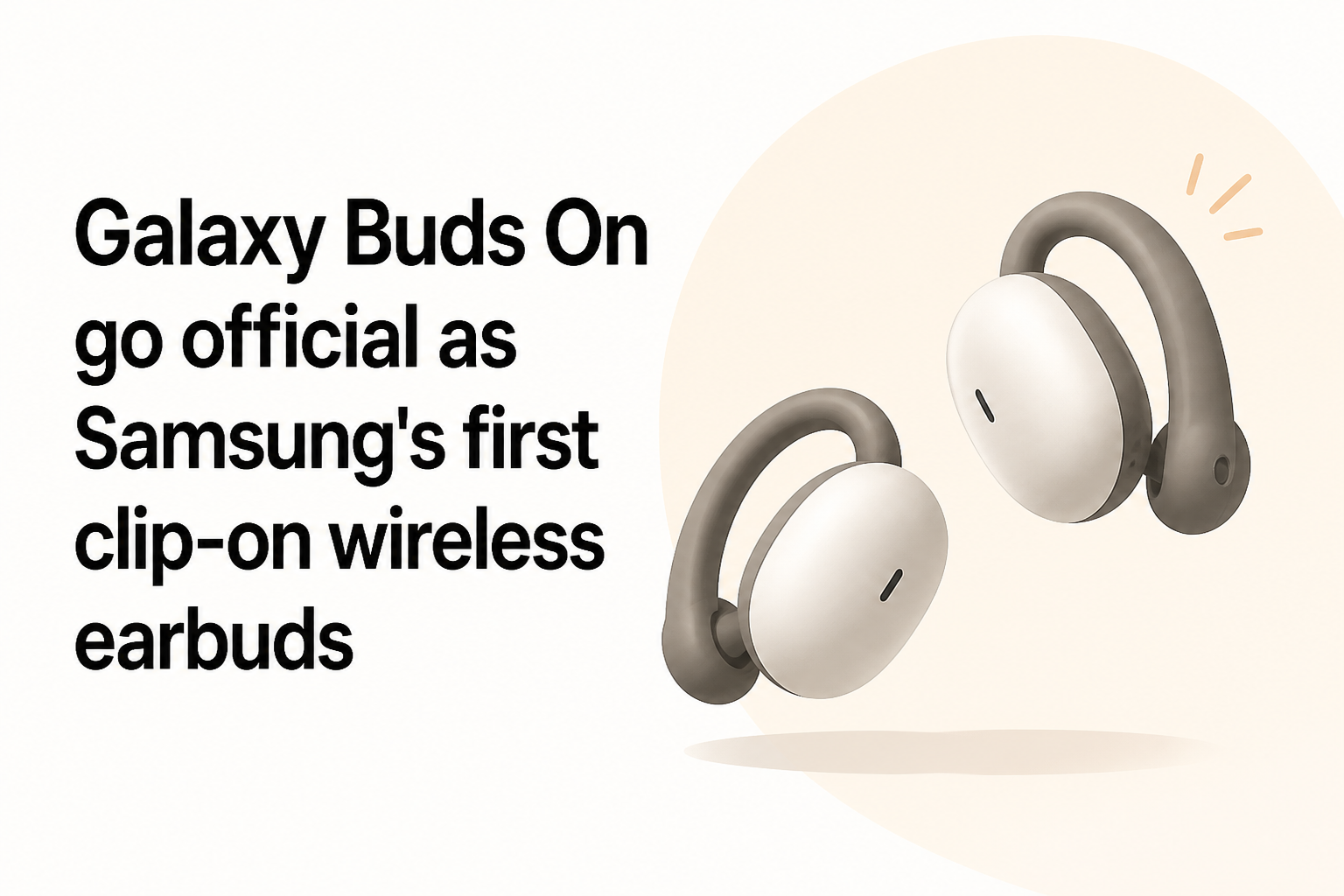 Galaxy Buds On go official as Samsung's first clip-on wireless earbuds