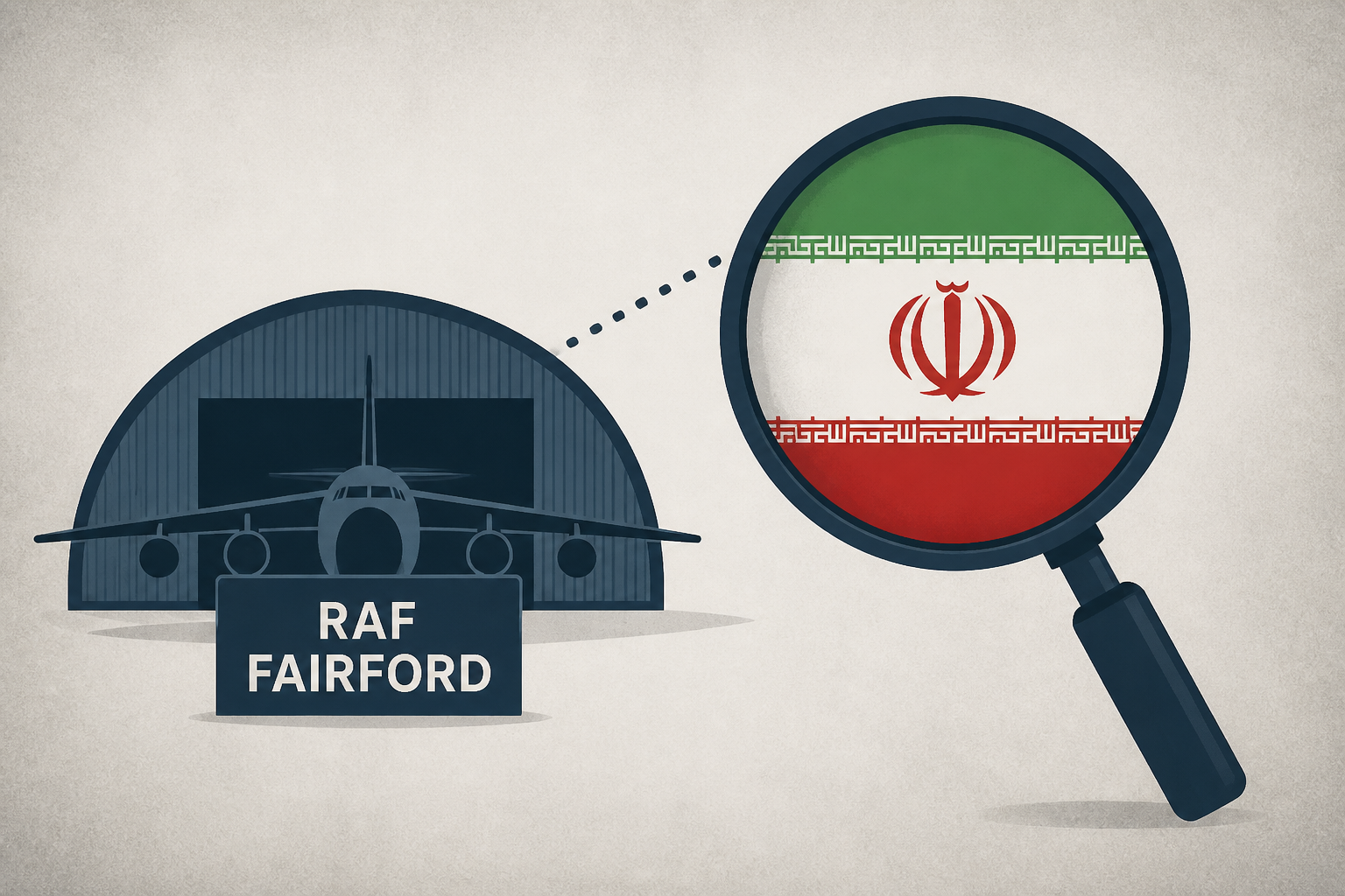 UK says Iran involved in RAF Fairford incident