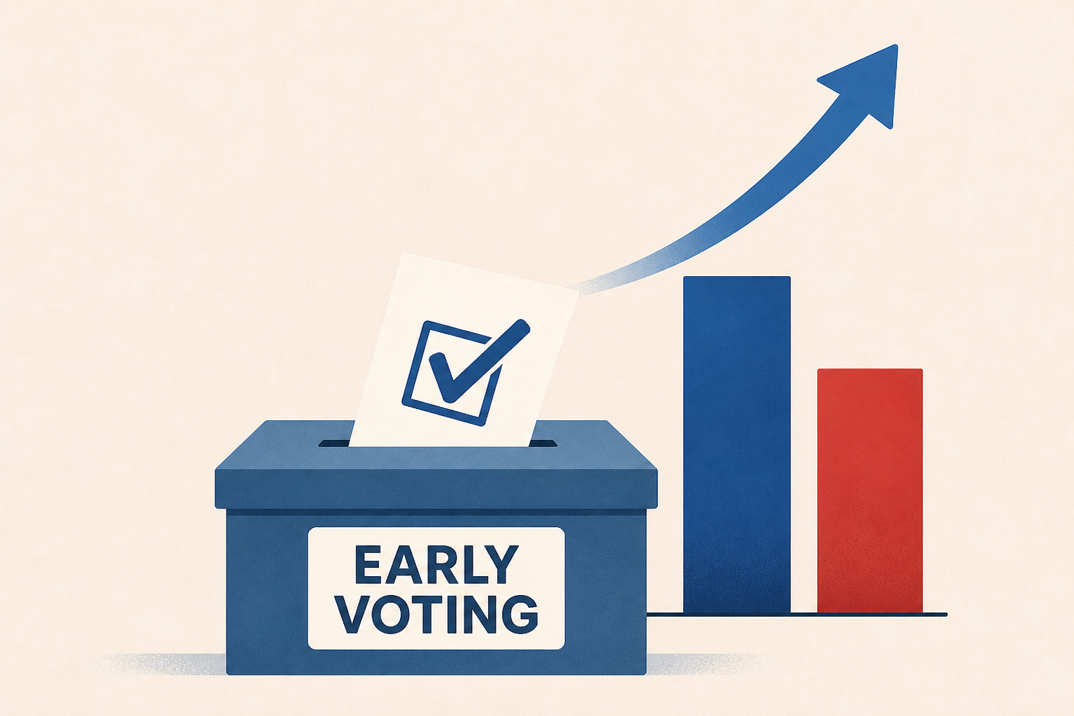 Early voting data shows emerging signs of a Democratic advantage in the midterms