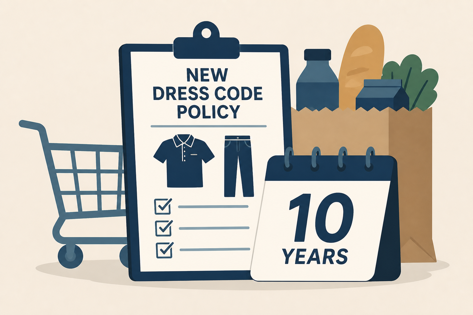 Kroger workers face new dress code as grocery giant issues first policy update in a decade