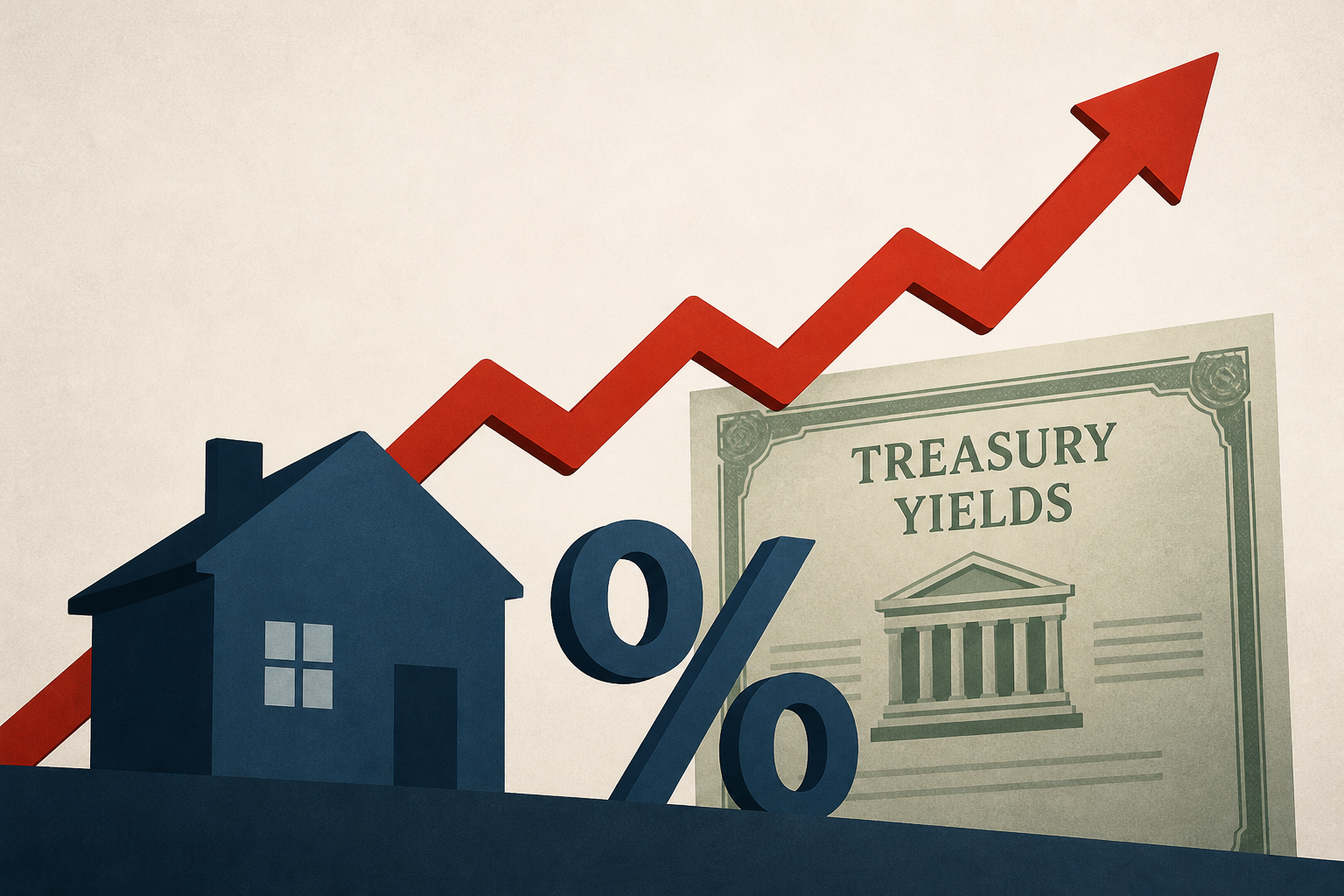 Mortgage rates hit highest point since 2023, Treasury yields rise