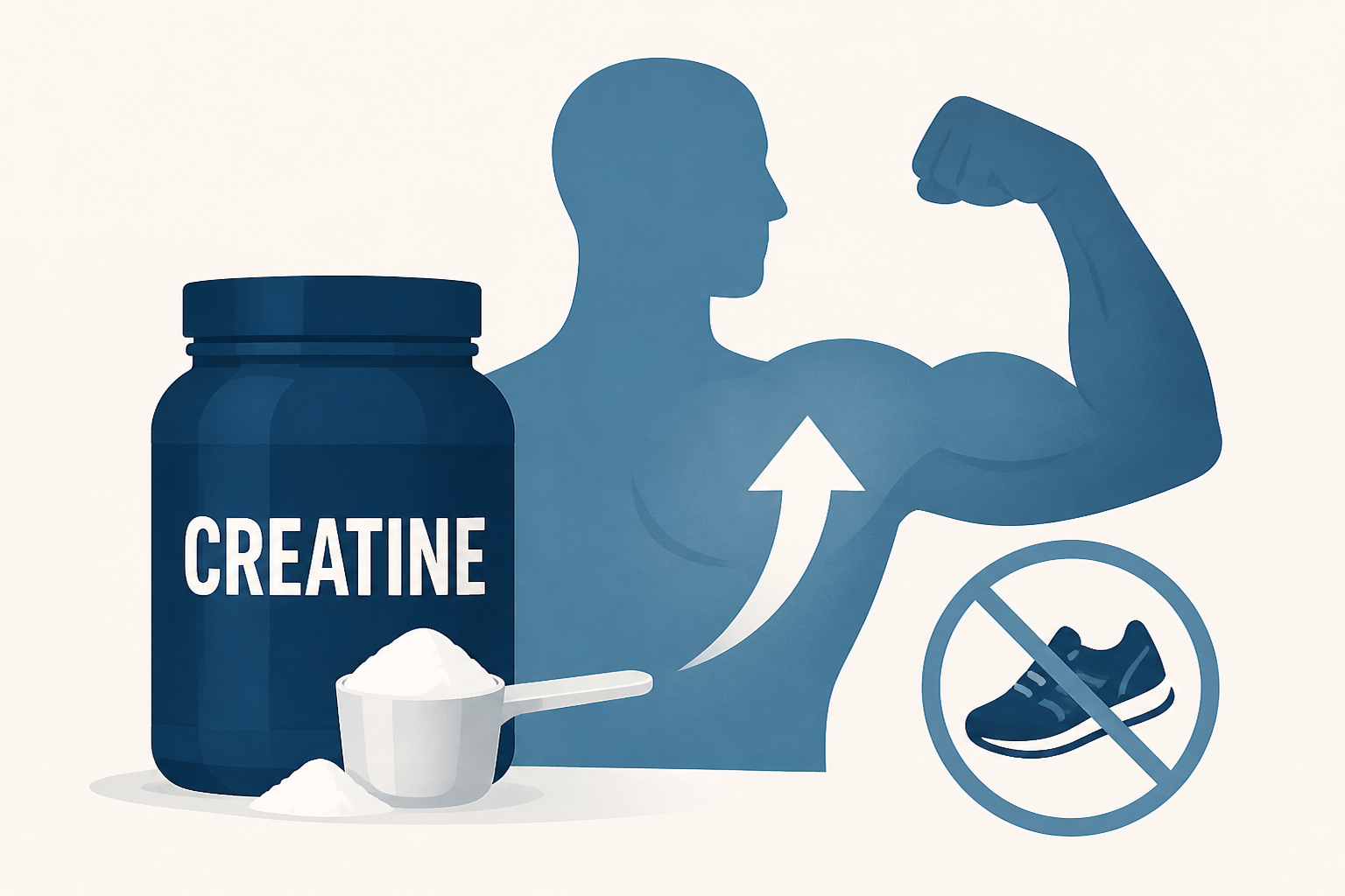 Creatine helps build muscle and strength even without exercise, study shows