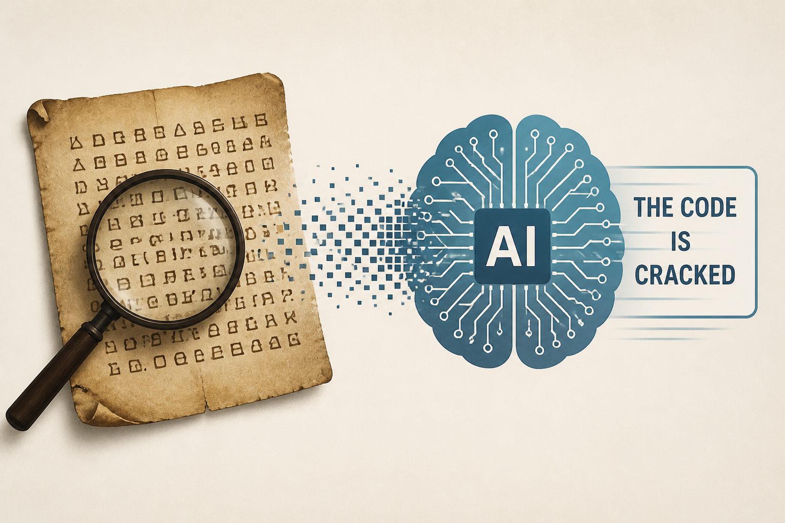 old coded message ‘cracked by AI’