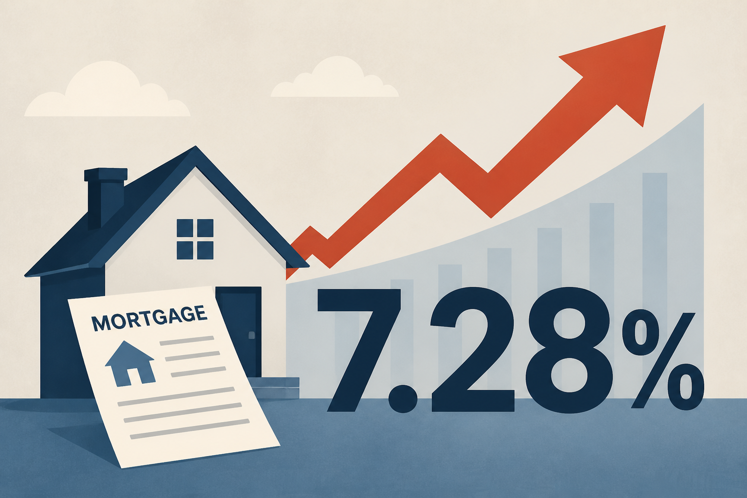 Mortgage rates rise to 7.28%: Freddie Mac