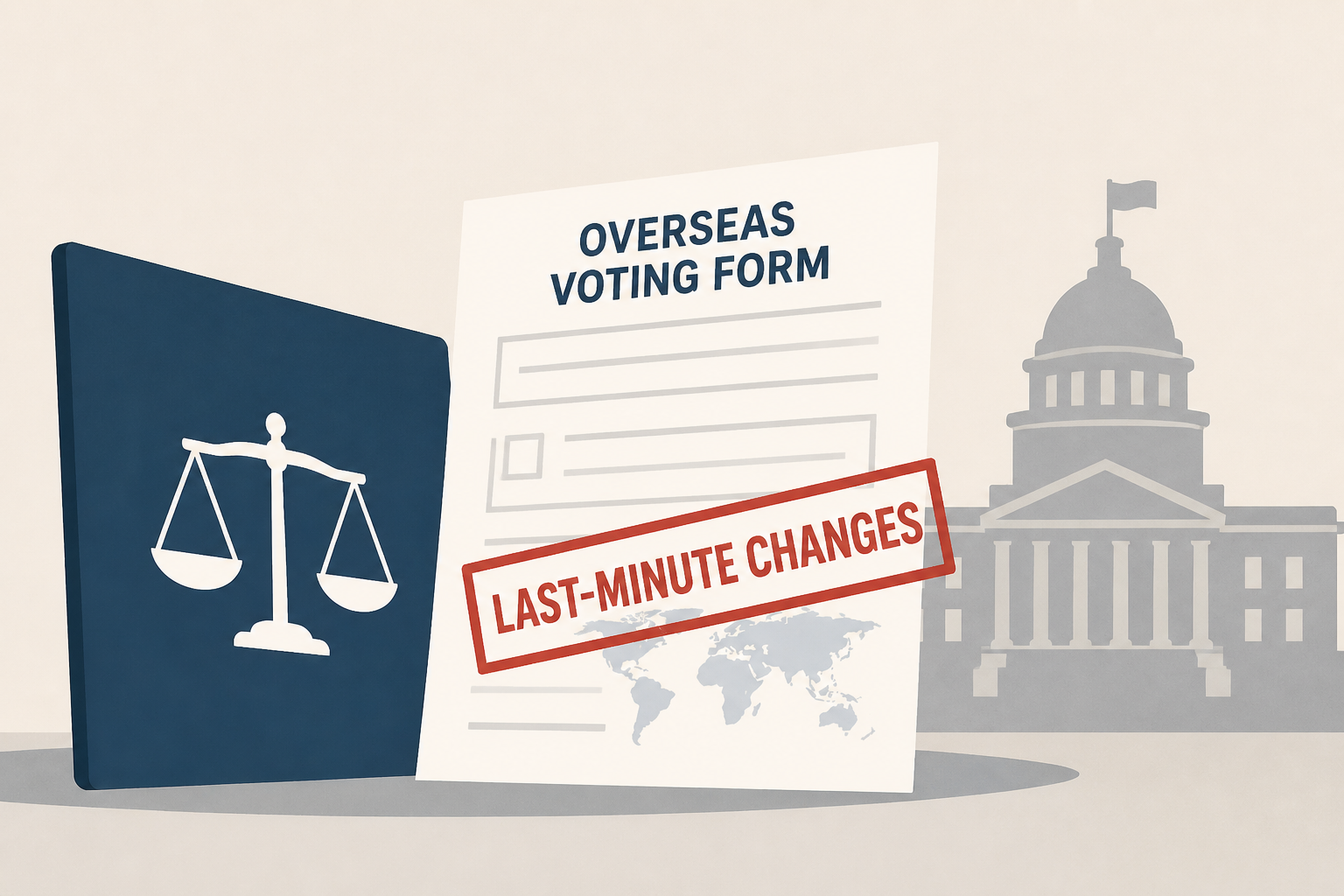 DNC sues Trump administration over last-minute changes to overseas voting form