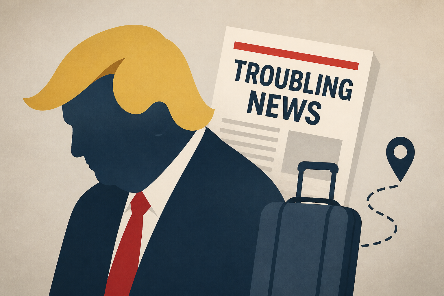Trump Humiliated With Troubling News Ahead of Big Visit
