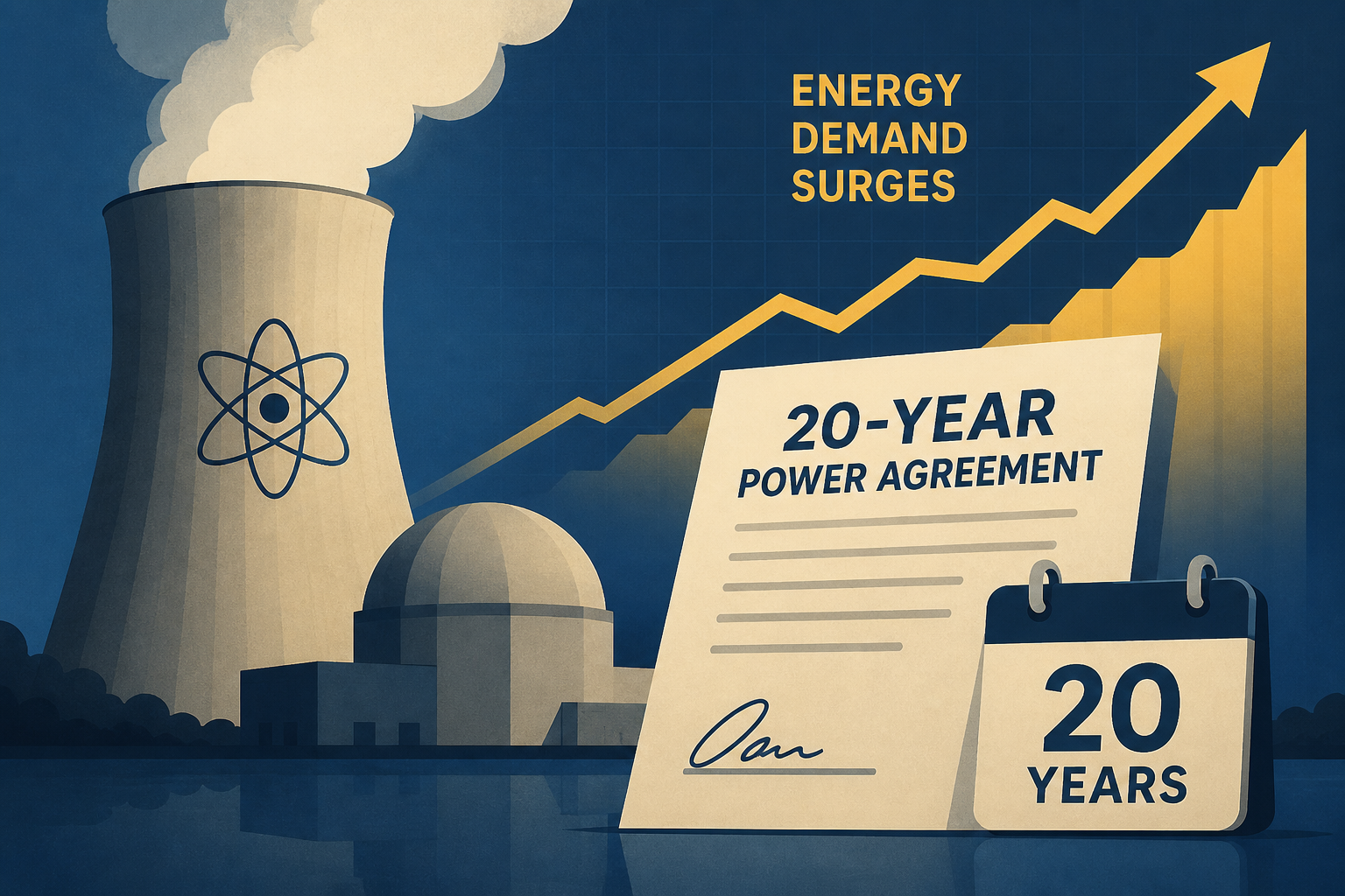 Amazon locks in nuclear power for 20 years as energy demand surges
