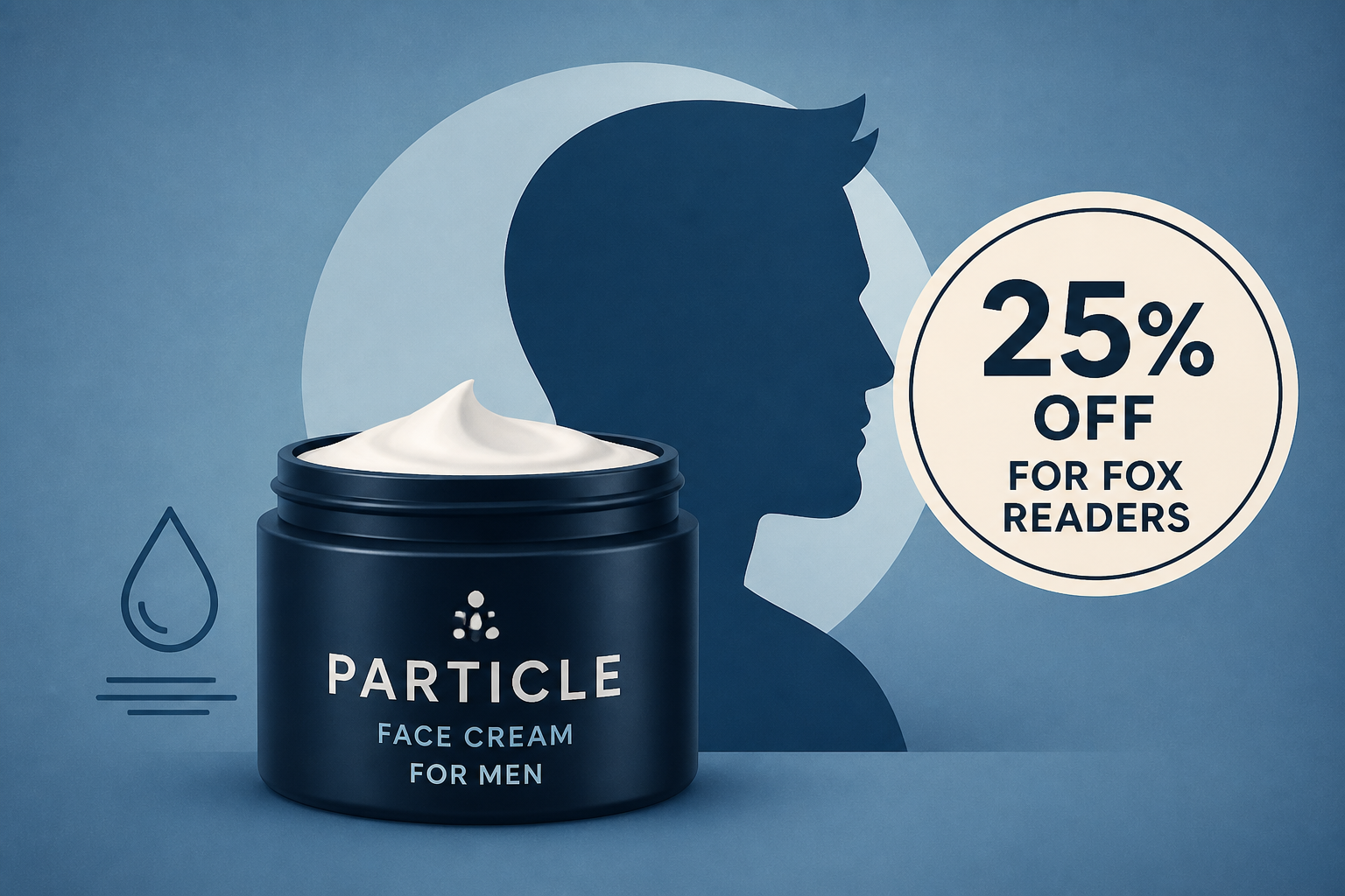 Make moisturizing simple with Particle face cream for men - now 25% off for FOX readers