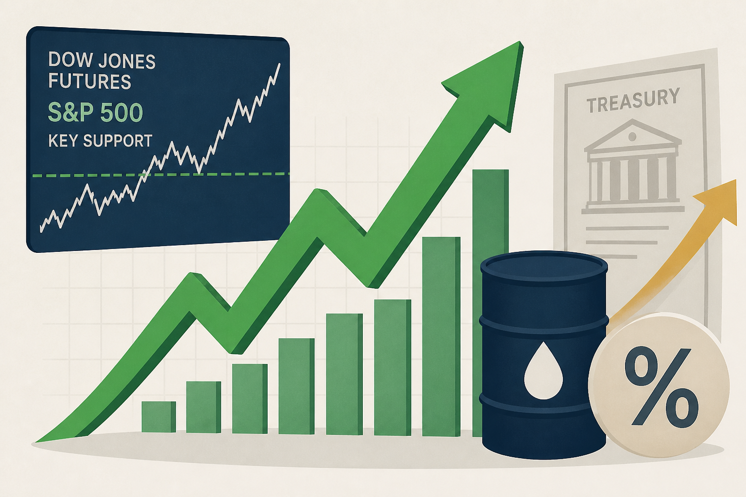 Dow Jones Futures Rise, S&P 500 Finds Key Support As Micron Earnings Crush Views; Oil Prices, Treasury Yields In Focus