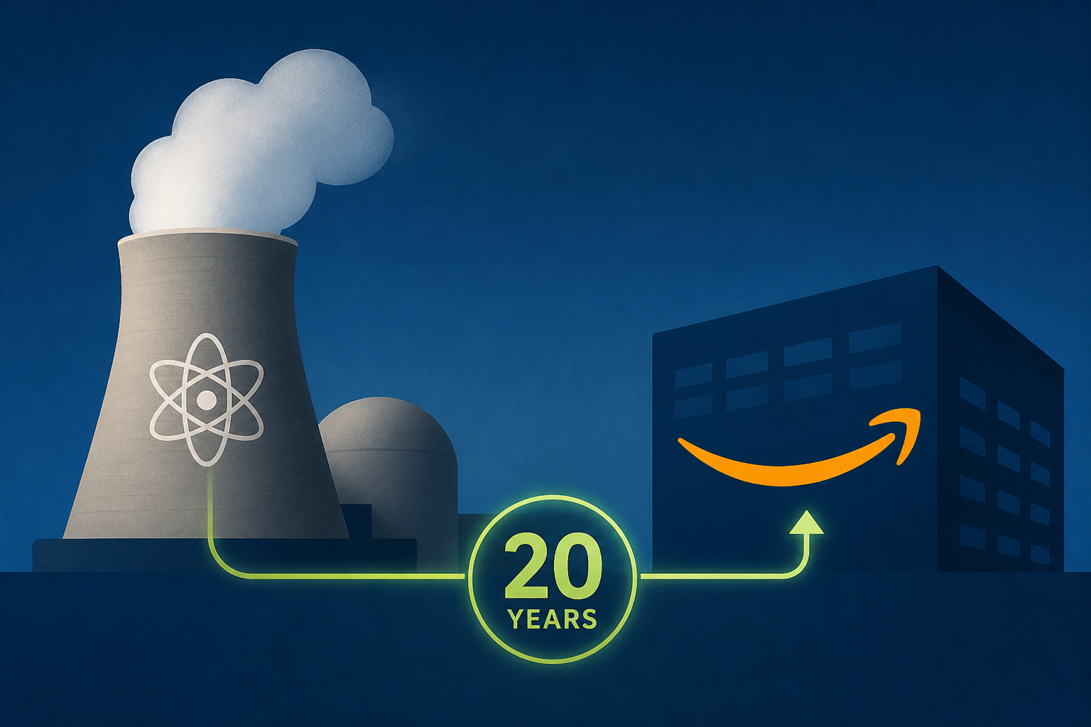 Amazon Secures 20 Years of Nuclear Power From Constellation