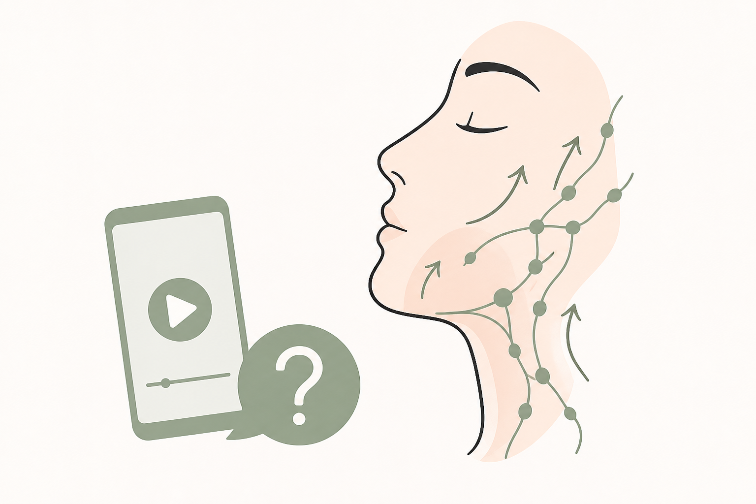 What's really going on in lymphatic drainage beauty trend videos?