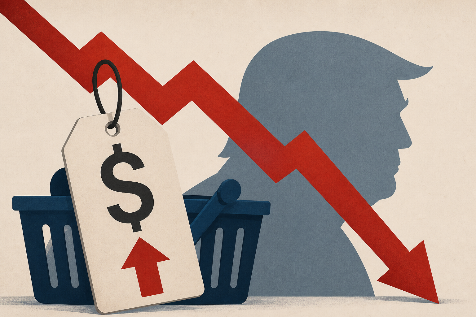 Most Americans blame Trump for high prices as his economic approval hits new low, AP-NORC poll shows
