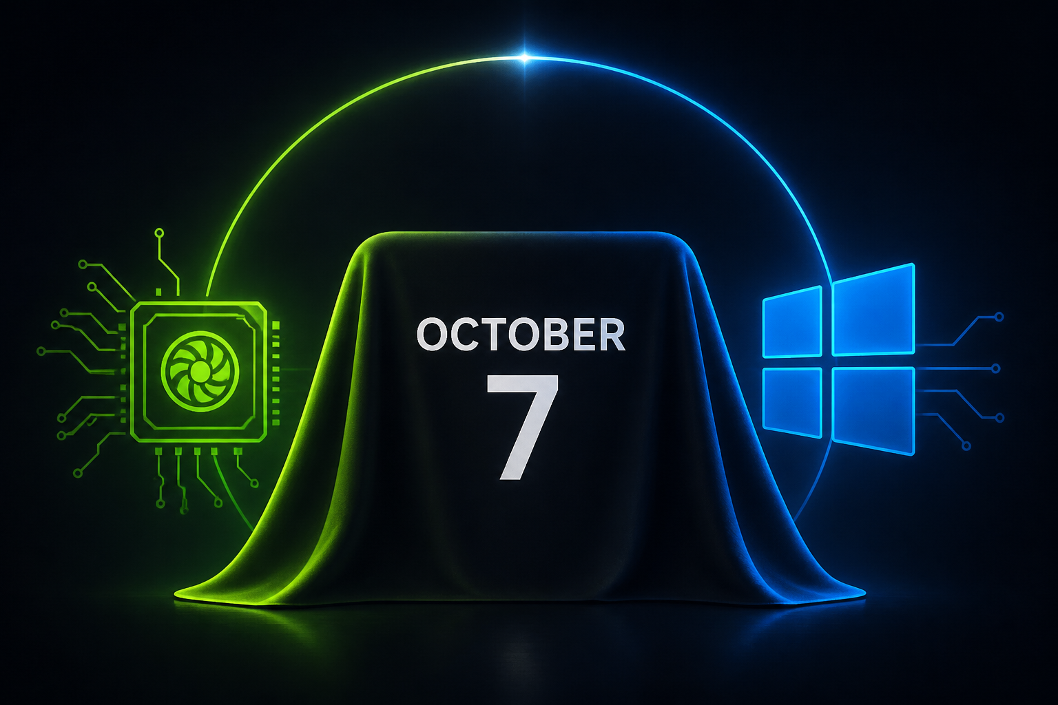 NVIDIA and Microsoft tease RTX Spark announcements for October 7 Windows event