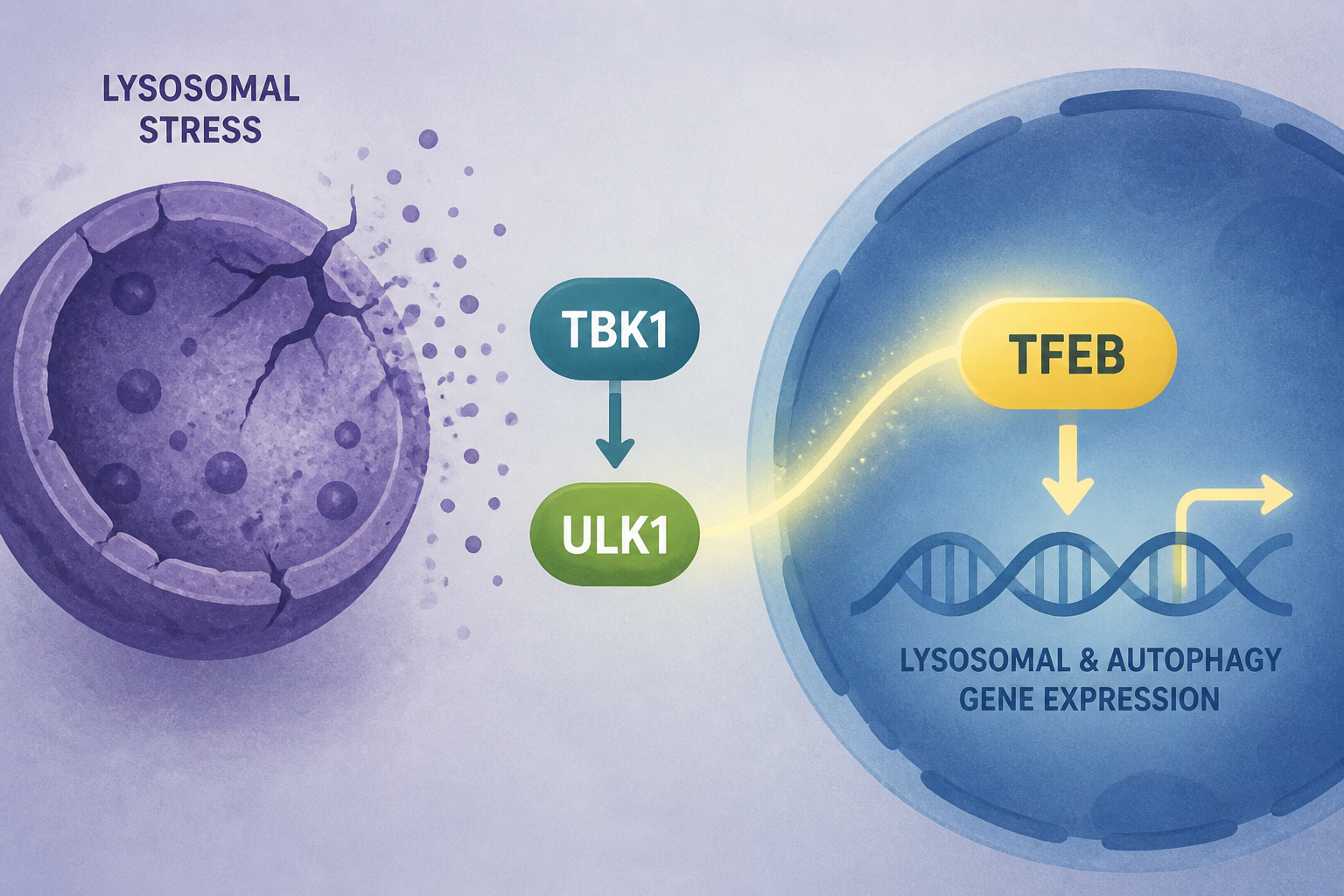 A TBK1/ULK1 signalling axis couples lysosomal stress to TFEB activation