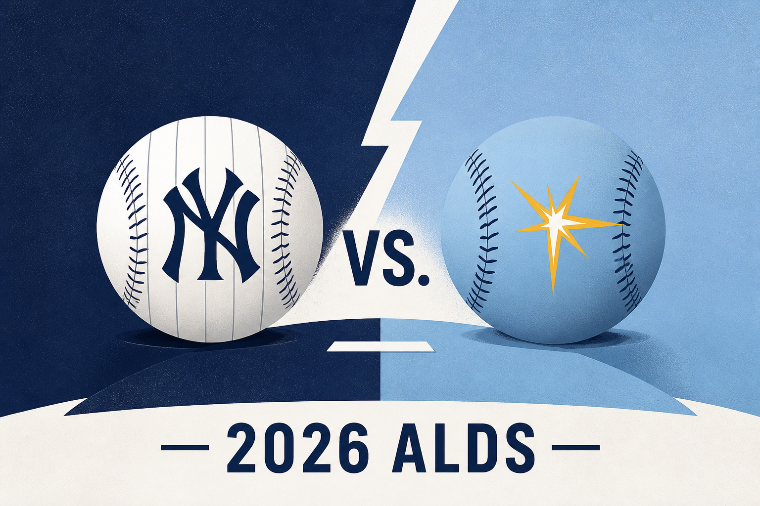 Yankees-Rays pitching matchups for 2026 ALDS