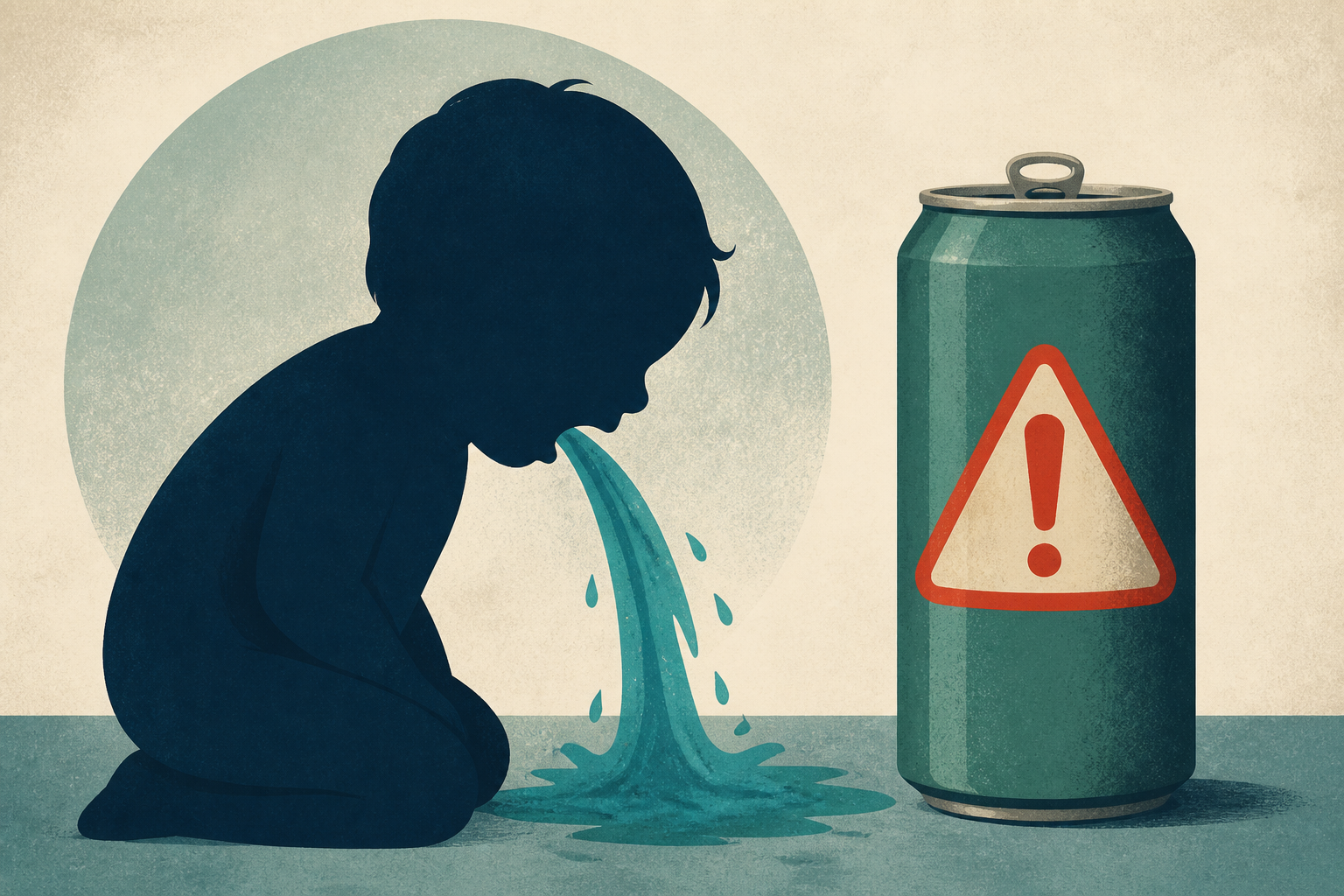 Toddler vomitted blue-green bile, nearly died from controversial drink