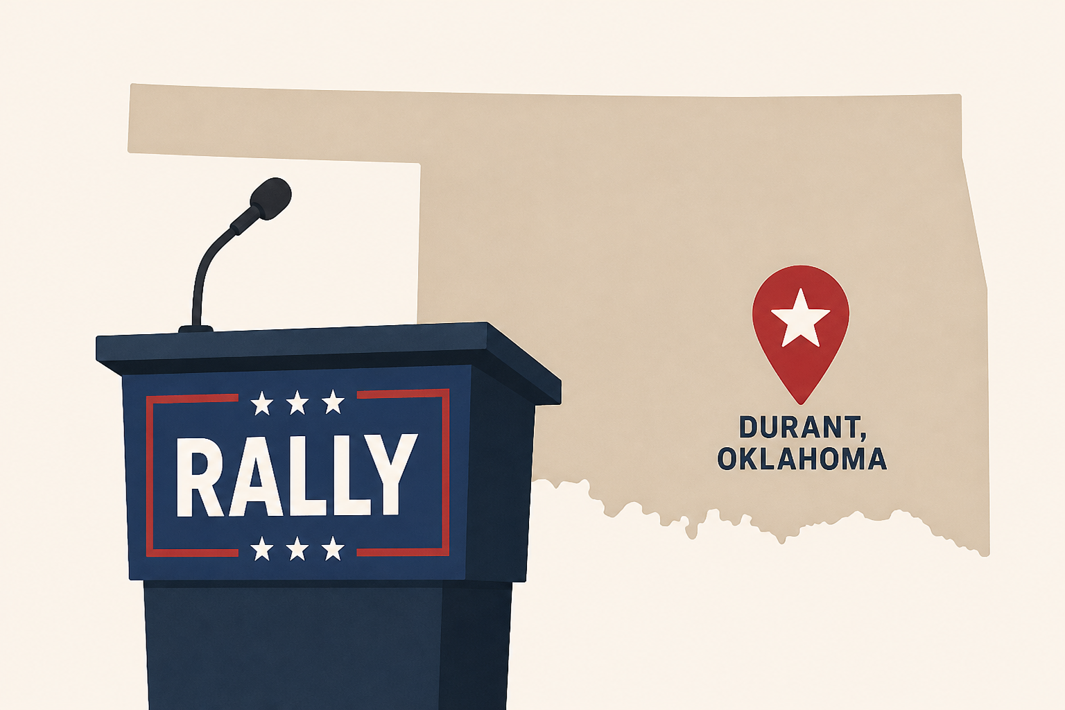President Donald Trump to be in Durant, Oklahoma for rally