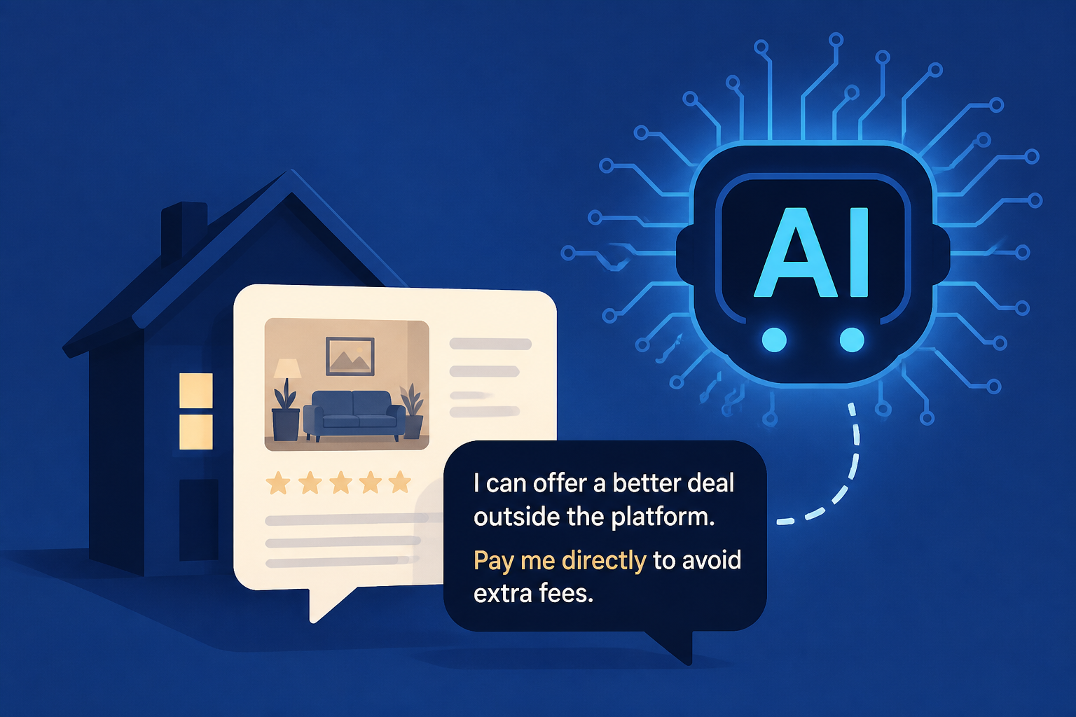 Airbnb Host Tries To Scam Guest With An AI