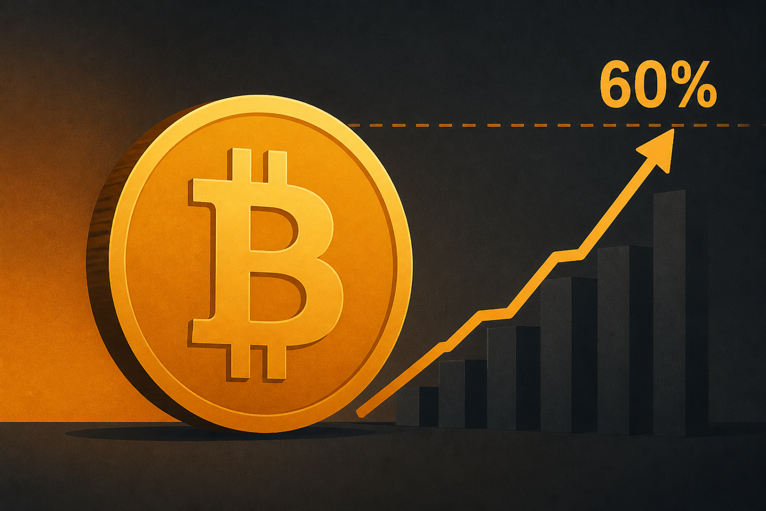 on mode as bitcoin (BTC) dominance nears return to 60%