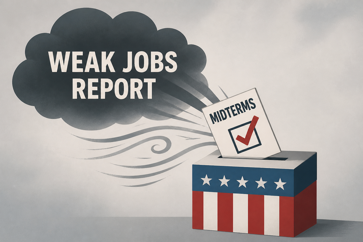 Weak jobs report is yet another headwind for Trump and Republicans ahead of midterms