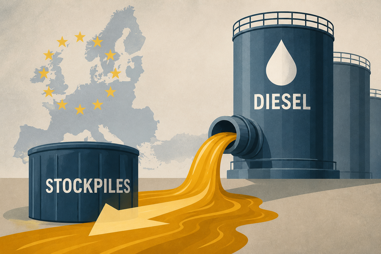 Trump says Europe has agreed to release "massive amount" of diesel oil from stockpiles