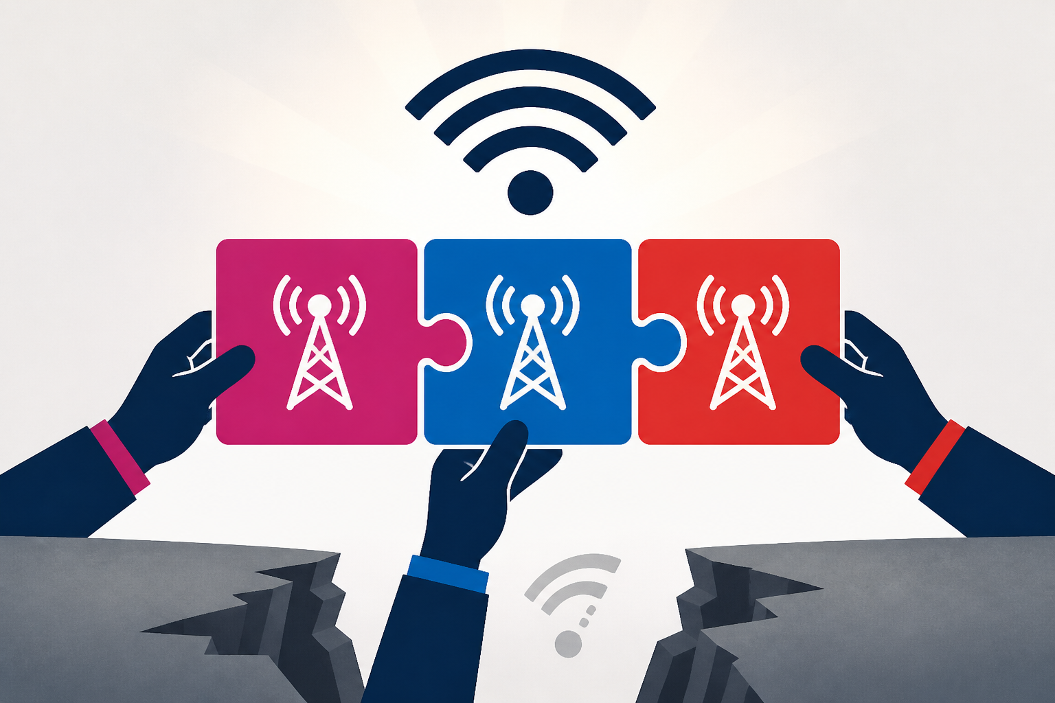 Mobile, AT&T, and Verizon are joining forces to fix the US network's biggest problem