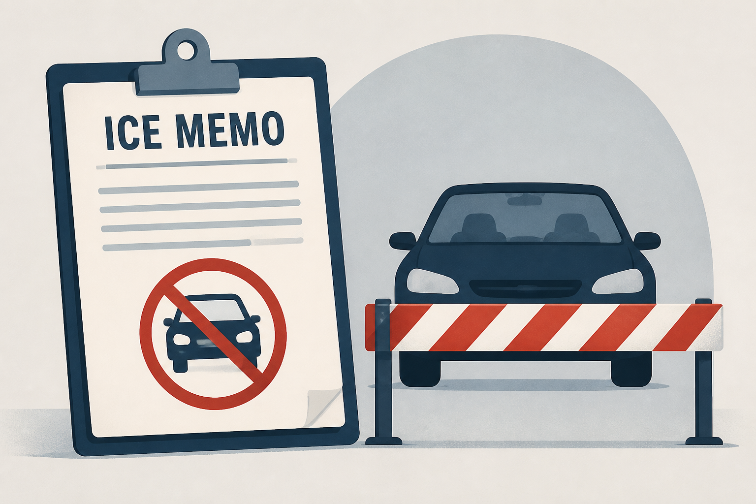 ICE memo lays out limits on vehicle stops