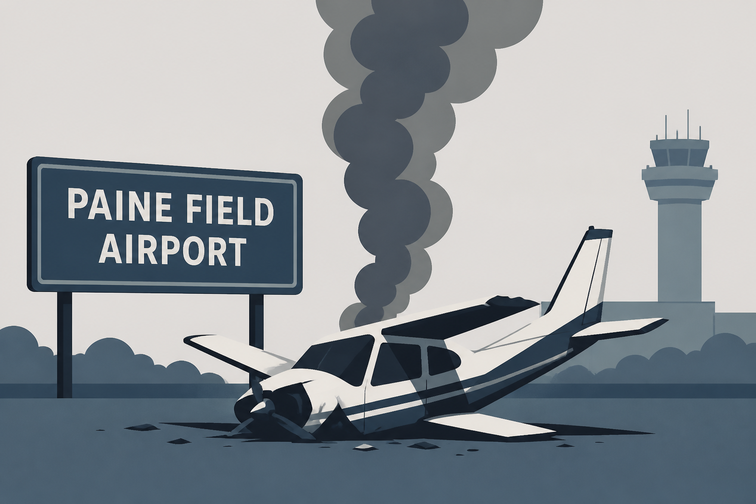 Pilot killed in small plane crash at Paine Field Airport