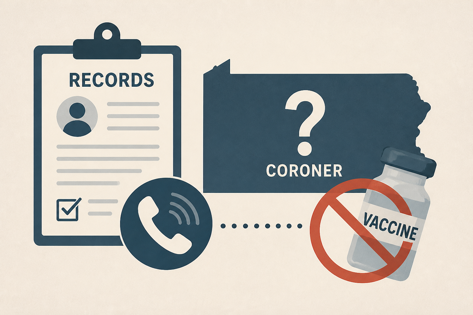 A Pa. coroner doubted a measles-linked death, sparking anti-vaccine outcry. Records show the state tried to reach him.
