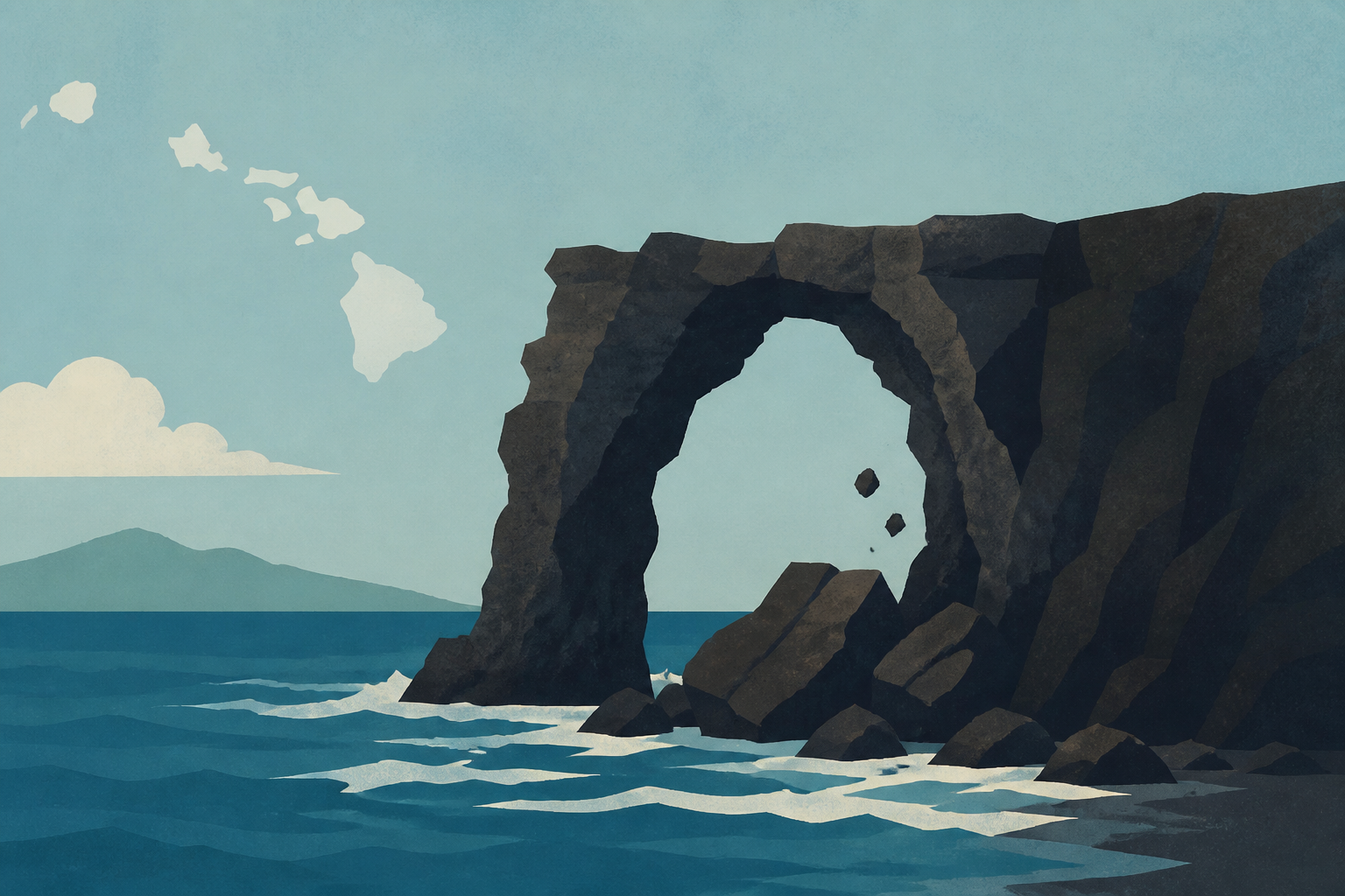 Hawaii's famed Holei Sea Arch is gone forever
