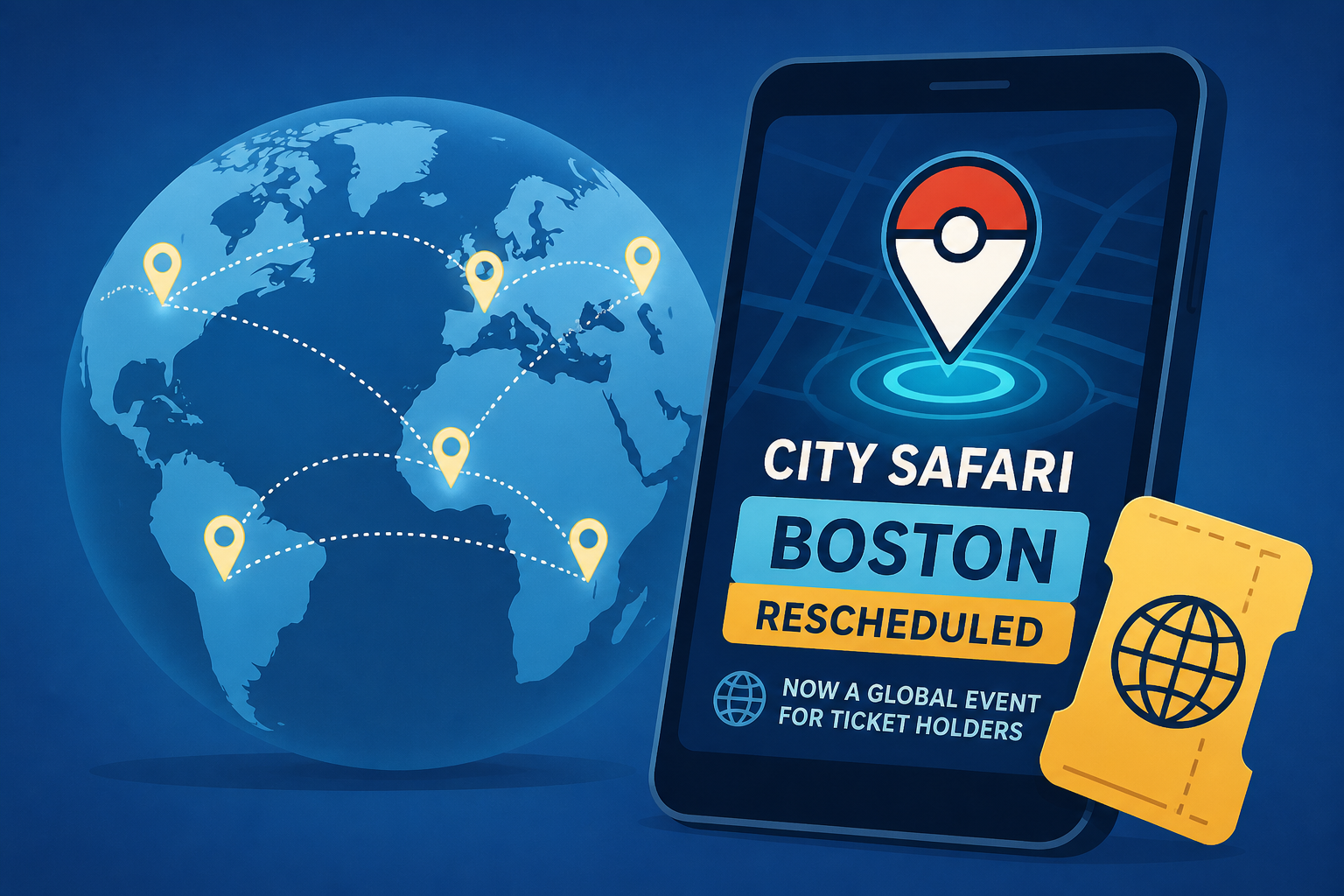 Pokémon GO City Safari: Boston Rescheduled as a Global Event for Ticket Holders