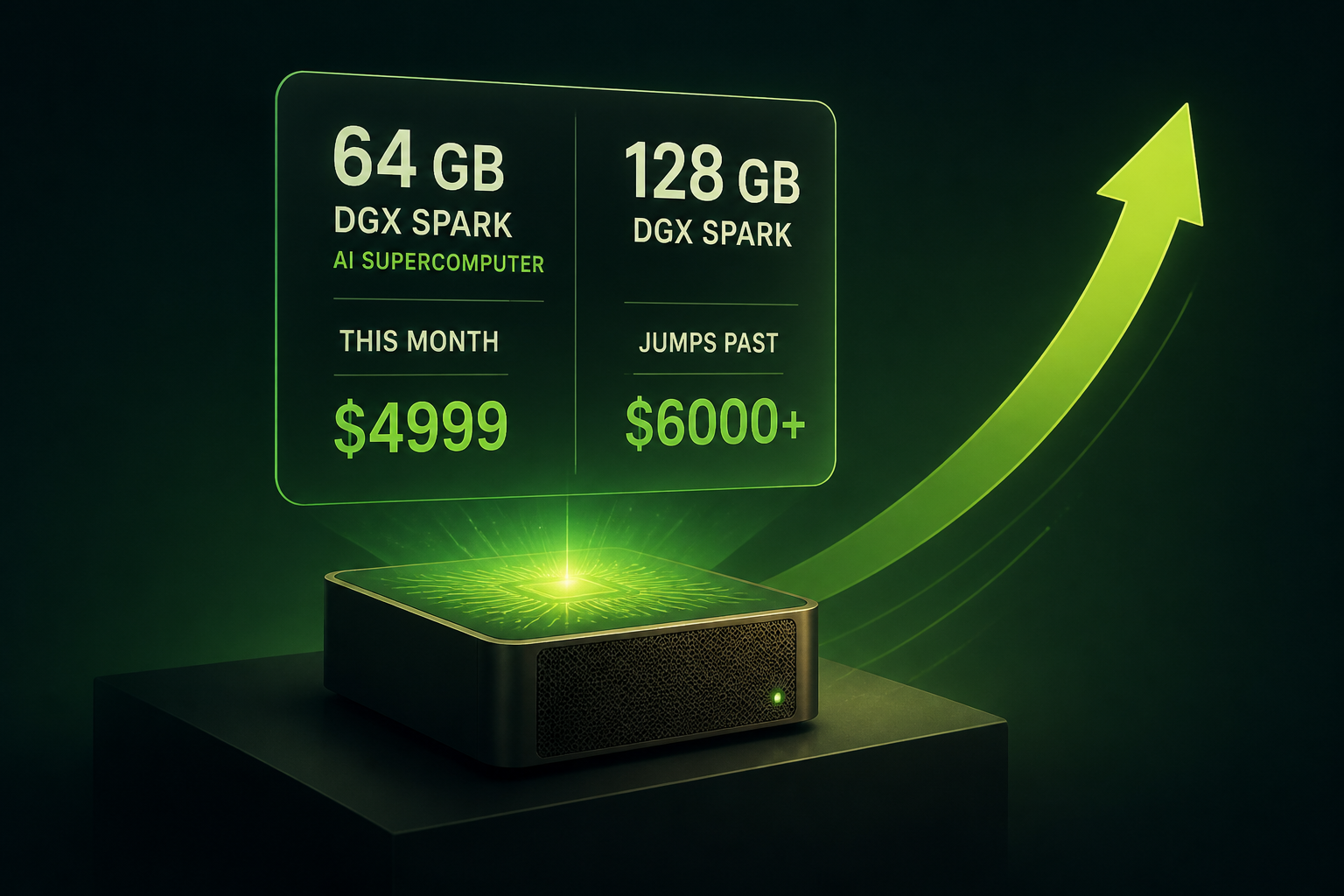 NVIDIA's 64 GB DGX Spark "AI Supercomputer" Launches This Month For $4999, While The 128 GB Spark Jumps Past $6000