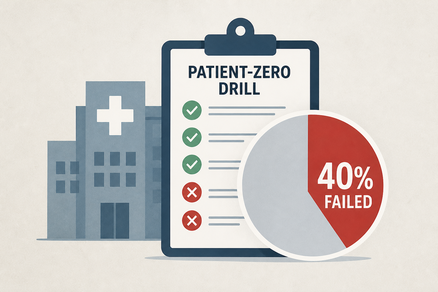 Patient-zero drill put health facilities to the test-40% of them failed