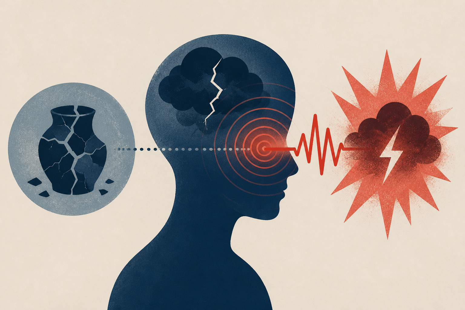 Why Past Trauma Amplifies Future Stress