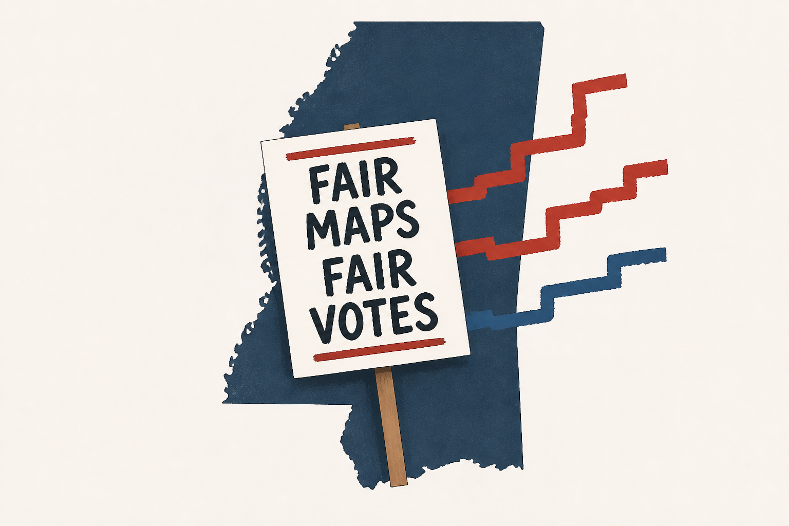 Hundreds gather in Mississippi to protest Republican redistricting: ‘This fight is familiar territory’