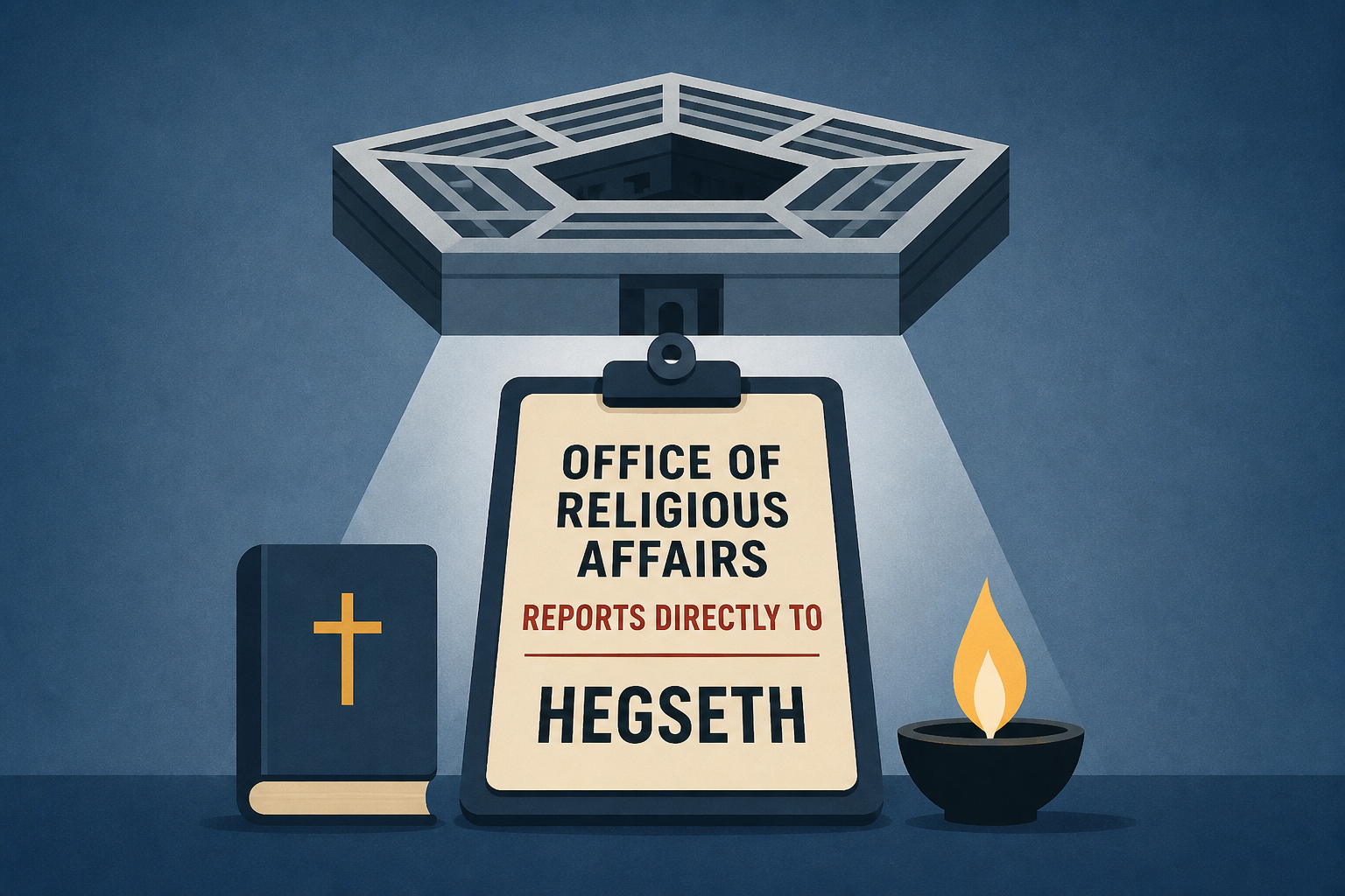 Hegseth creates a Pentagon Office of Religious Affairs that reports directly to him