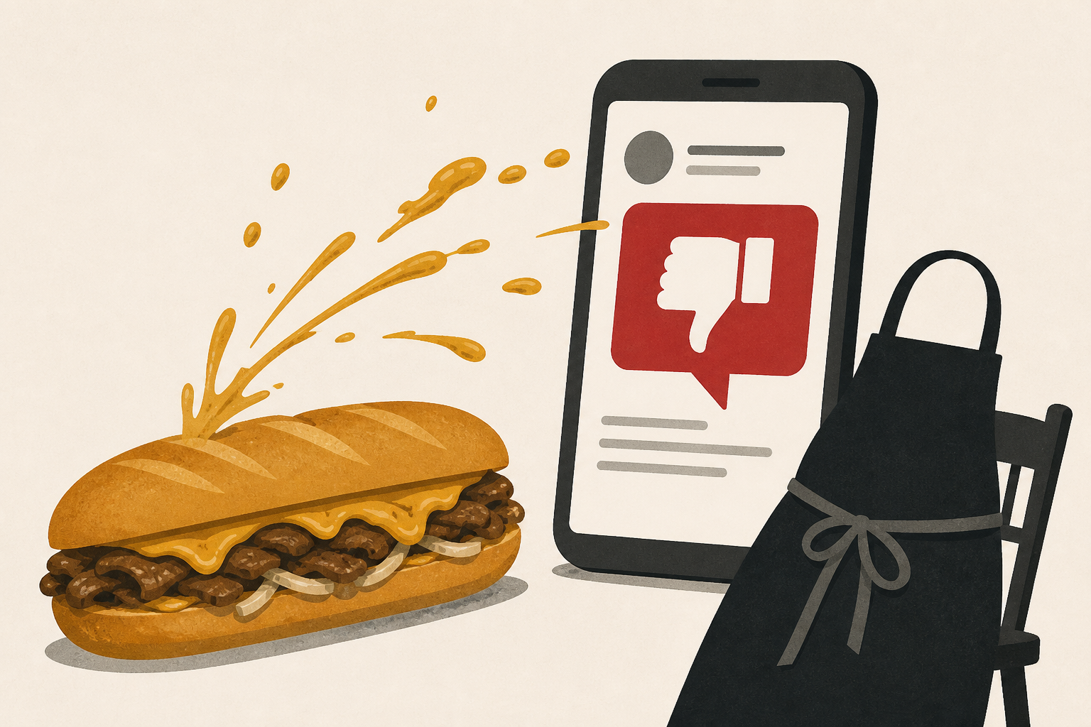 Suspect in Philly cheesesteak assault claims he’s an influencer critic who throws food at servers if he doesn’t like it: police