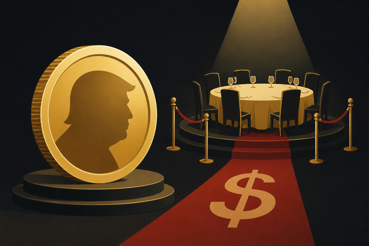 'Brazenly Corrupt': Firm Behind Trump Meme Coin Plans 'Most Exclusive Dinner' for Top Buyers