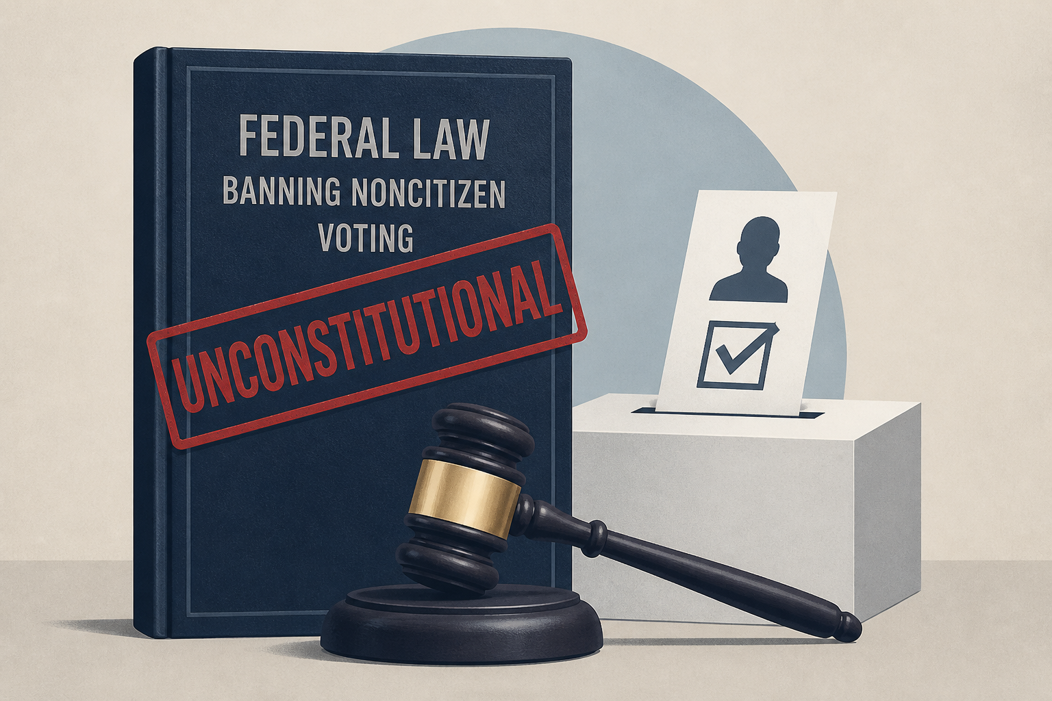 Judge says federal law banning noncitizen voting is unconstitutional