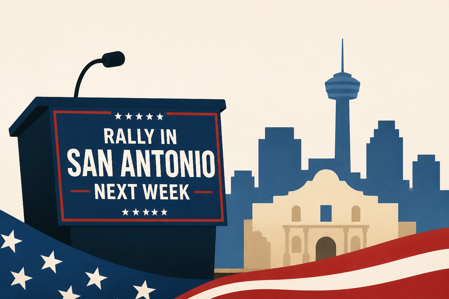 President Trump to host rally in San Antonio next week