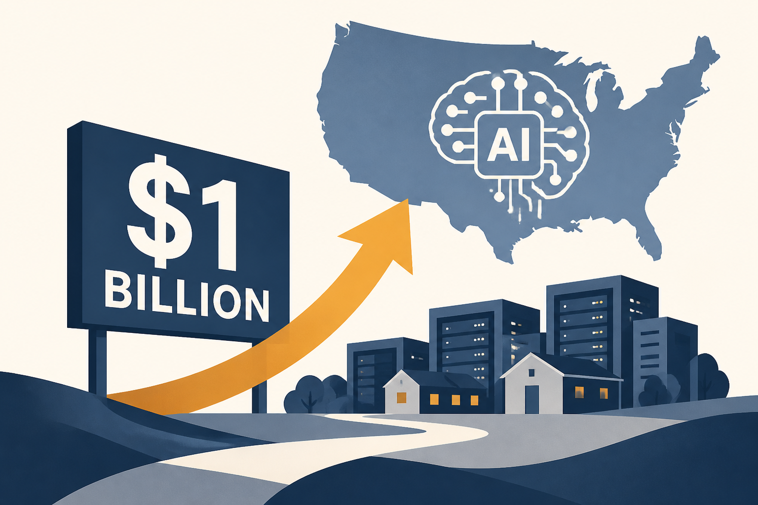 Amazon vows $1 billion for data center towns, warning U.S. "can't afford to lose" AI race