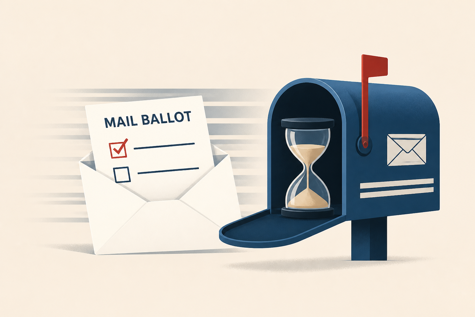 The Postal Service is slowing delivery. Will your mail ballot be affected?
