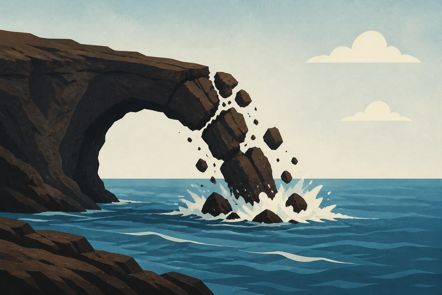 Hawaii’s picturesque Hōlei Sea Arch collapses into the ocean