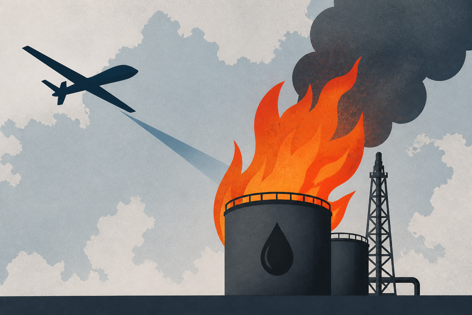 Ukrainian forces strike oil facilities in Russia's Volgograd, Samara regions, General Staff says