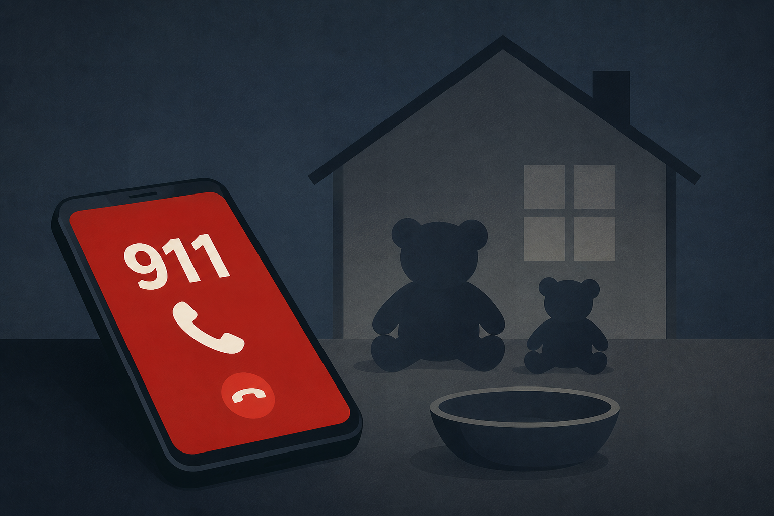 911 call reveals concerns about well-being of 2 children found dead from starvation at home